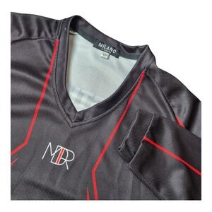 Milano Di Rouge Men's XS Hustler 26 Long Sleeve Gradient Jersey Style Streetwear